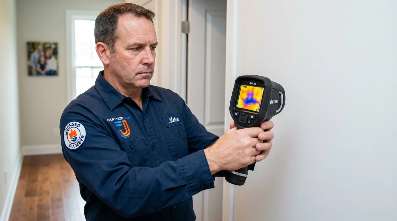 Thermal imaging leak detection by Johns Plumbing LLC in Sahuarita